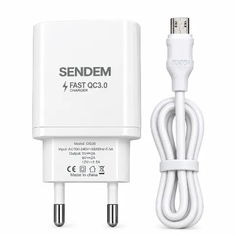 طقم شاحن سيندم بقدرة  18Wو كابل Micro-USB OG36